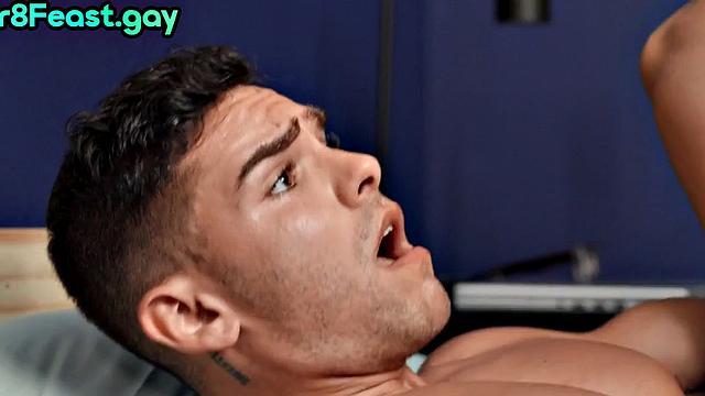 Dirty dude fucked in anal hole by perverted fucker