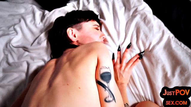 Horny pierced babe pussypounded