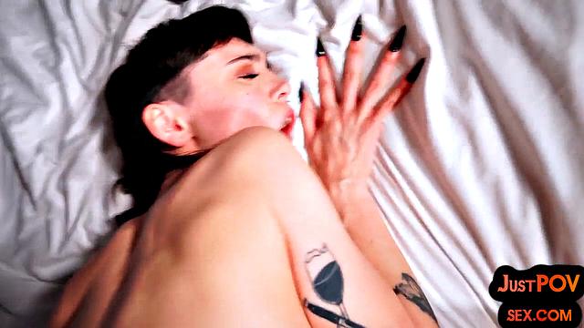 Horny pierced babe pussypounded