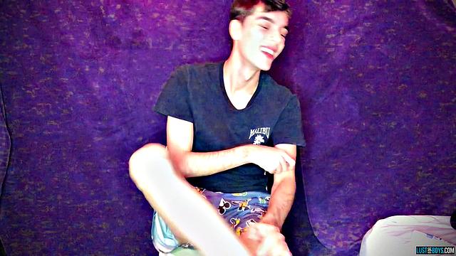 Well-Endowed Young Henry Bangs A Toy - Henry Evans