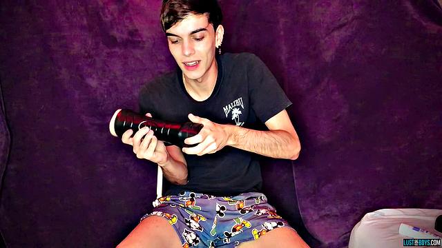 Well-Endowed Young Henry Bangs A Toy - Henry Evans