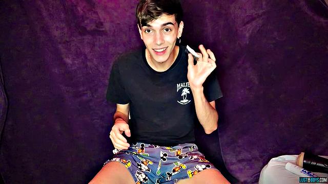 Well-Endowed Young Henry Bangs A Toy - Henry Evans