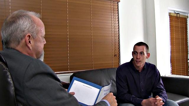 Travis Woods is looking to fill more than just a position with his company when Josh Landau comes in for his interview. Josh needs the job and is willing to do whatever to get the position.