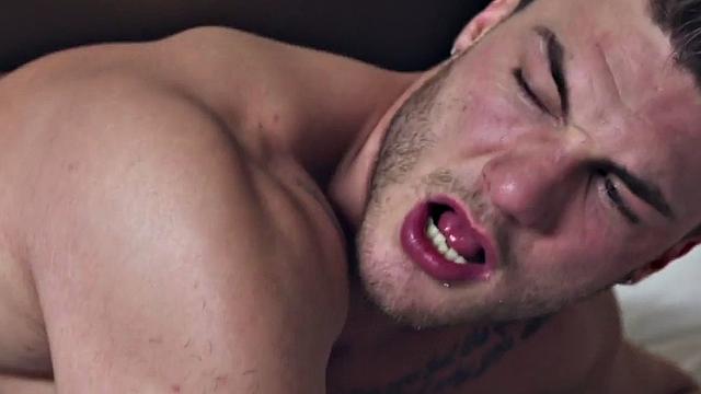 Top gay drilled by stiff dick in asshole doggystyle