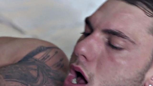 Top gay drilled by stiff dick in asshole doggystyle