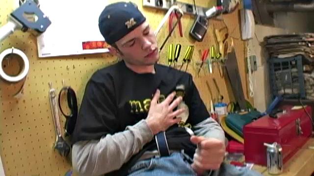 Meet 19 year old Cody Ashland, a young masculine hottie if ever there was one. In fact, he works as an auto mechanic, and loves fixing up cars. Cody is bisexual, but recently decided he prefers guys.