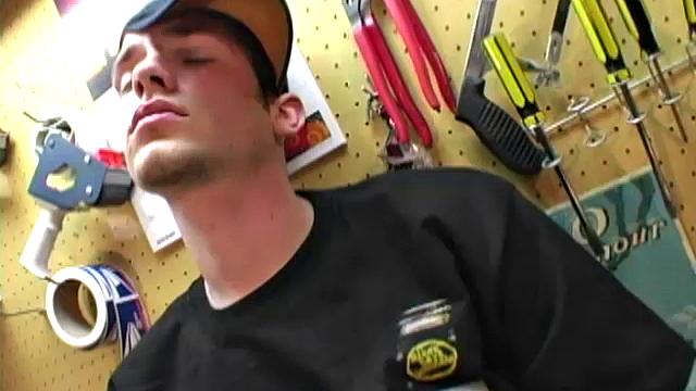 Meet 19 year old Cody Ashland, a young masculine hottie if ever there was one. In fact, he works as an auto mechanic, and loves fixing up cars. Cody is bisexual, but recently decided he prefers guys.