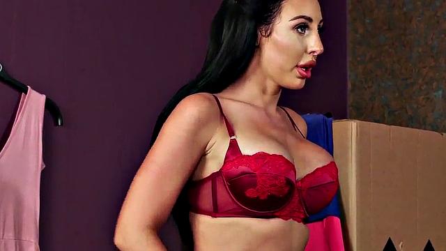 Curvy voyeur undressing and giving instructions