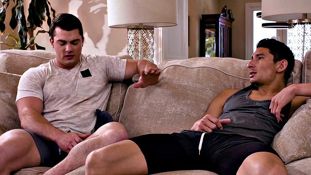 HETEROFLEXIBLE - Hairy Hunk Collin Simpson Needs Jim Fit To Empty His Balls! RAW DOGGY & MISSIONARY