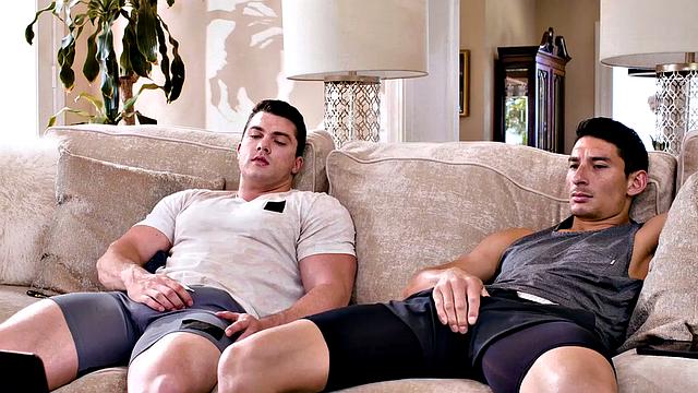 HETEROFLEXIBLE - Hairy Hunk Collin Simpson Needs Jim Fit To Empty His Balls! RAW DOGGY & MISSIONARY