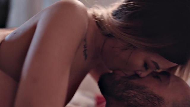 Asian pierced 21yo beauty rides hard big white cock