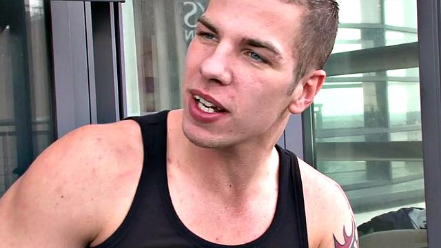 Doggystyled man fucked in anal hole by perverted stud