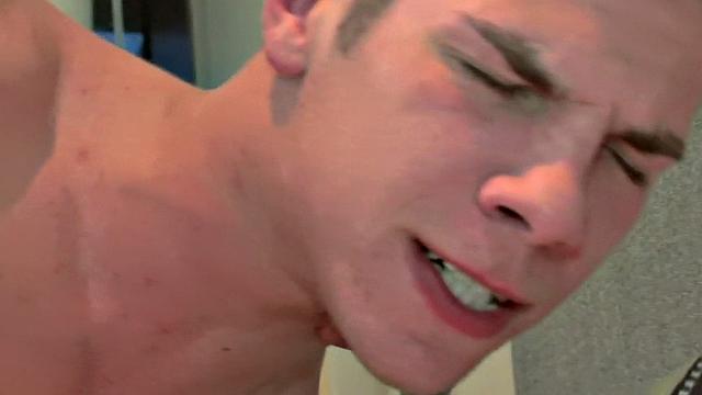 Doggystyled man fucked in anal hole by perverted stud