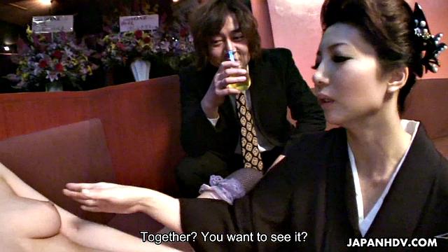 Japanese gal Sayuri Mikami in FFM threesome