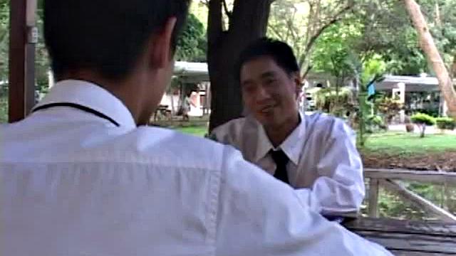 Skinny Asian doggyfucked by lover