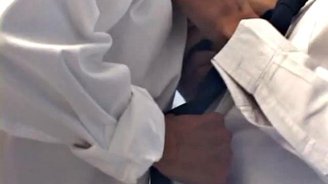 Skinny Asian doggyfucked by lover