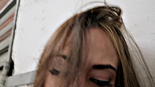 Latina babe with a bald pussy craves cash & gets fucked hard