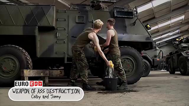 Colby &amp;amp;amp; Jonny Fuck Army Grunts In The Ass - Colby Parker &amp;amp;amp; Jonny Castle