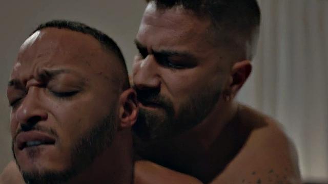 Black bottom doggystyled by his BF in passionate sex