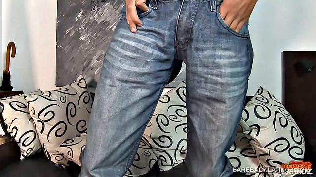 Featured Solo Boy of the Week: Skinny Latin Twink With Big Uncut Dck and Hairy Asshole. Stripped Naked, Paul Quickly Works Up a Big Boner and Gives Close-Up Look At his Fuzzy Hole.