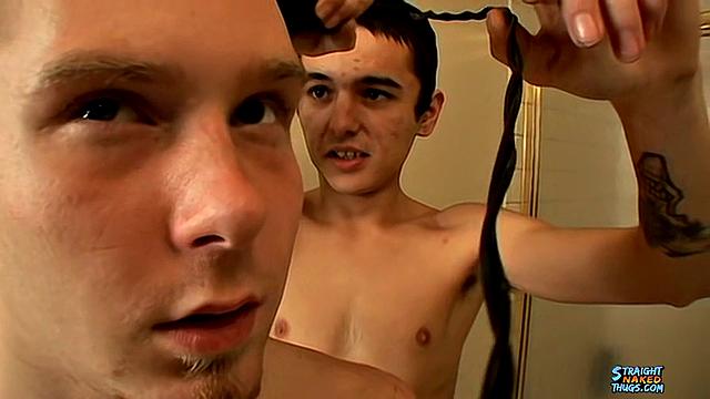 Billy And Wiley in a Hot Buzz-Cut Nut-Bust