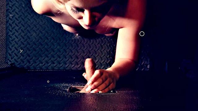 GloryholeSecrets - Hot Brunette Hungry For Cock At The Gloryhole