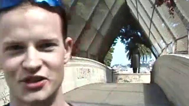 Skater Lex Jerks Off