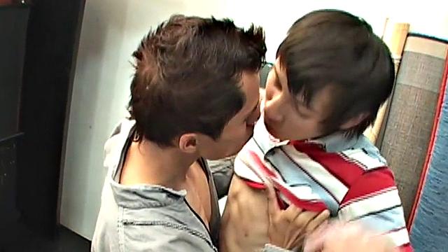 Skinny Spanish twink in uniform drilled on work by BF