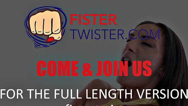 Fistertwister - Miky Love gets her pussy fisted