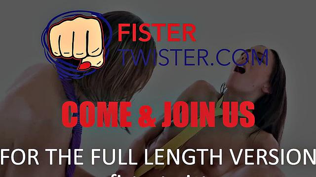 Fistertwister - Miky Love gets her pussy fisted