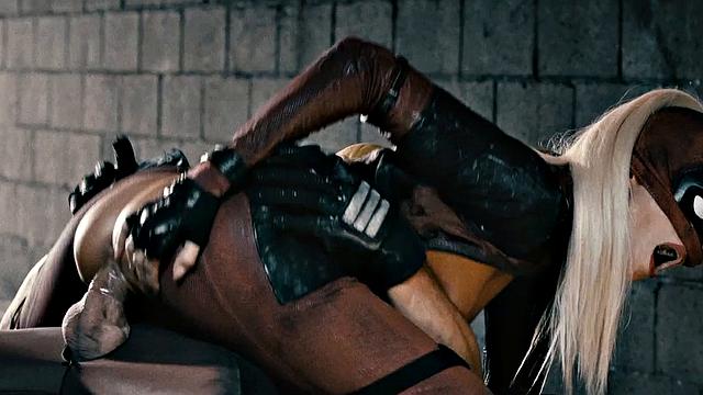 Wicked - Hottest Marvel Babes - Lacy Lennon's Black Widow SQUIRTS