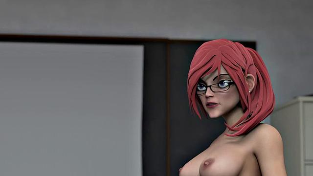 HENTAI SEX SCHOOL - Busty Hentai Teacher Shows Class Techniques With Horny Students! CREAMPIE