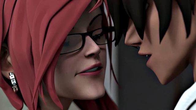 HENTAI SEX SCHOOL - Busty Hentai Teacher Shows Class Techniques With Horny Students! CREAMPIE