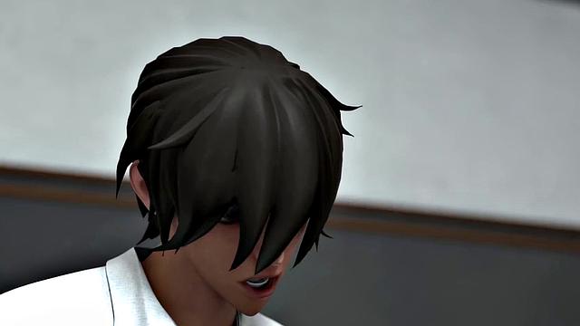 HENTAI SEX SCHOOL - Busty Hentai Teacher Shows Class Techniques With Horny Students! CREAMPIE