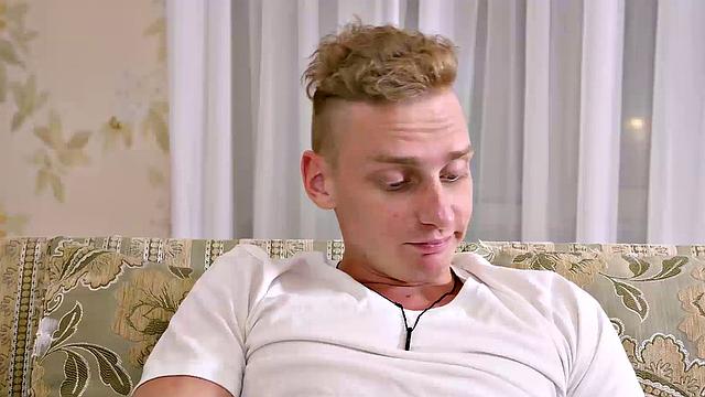 TUTOR4K. A cake with whipped cream and a huge cock