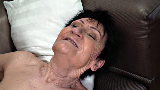 LUSTY GRANDMAS - Super Hot Granny Loves To Ride And Get Fucked By A Stud