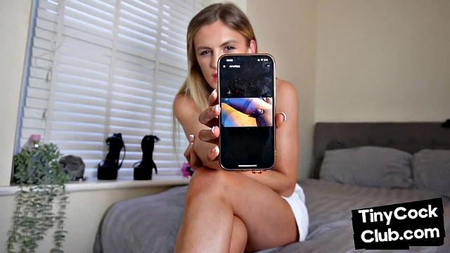 Solo Euro babe gives dirty talk video for all losers