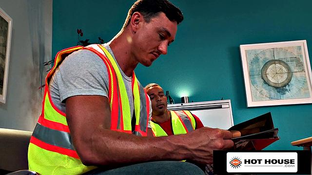 HotHouse - Cade Maddox Shoves His Massive Cock Into Black Hunks Tight Ass