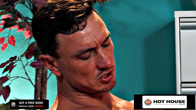 HotHouse - Cade Maddox Shoves His Massive Cock Into Black Hunks Tight Ass
