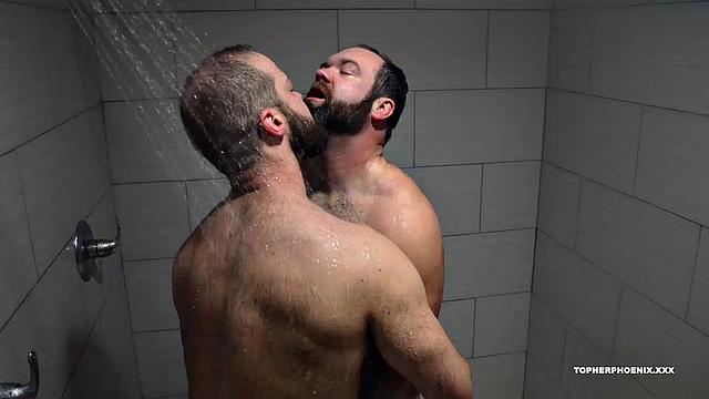 After a hot threesome with Zev and Topher, MuscleBull isn't quite ready to end things with a hot shower. From the shower to the bedroom, MuscleBull wants every bit of Topher.