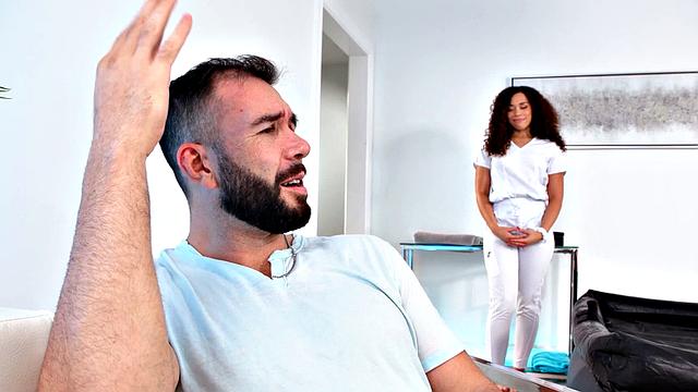 NURU MASSAGE - Pretty Ebony Willow Ryder Knows How To Relieve Stress With NURU Massage