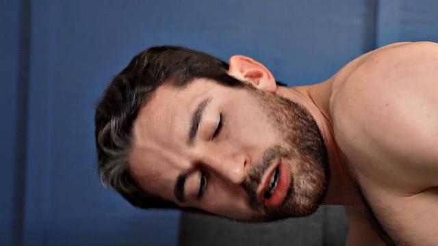 Amateur jock wanks cock on casting till cumshot