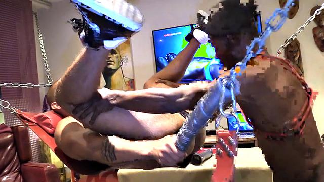 interracial gay couple can't keep their hands off each other during lockdown
