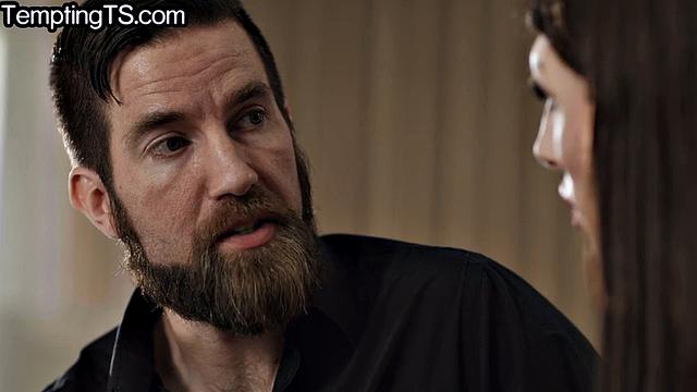 Lingerie babe gets barebacked by BF