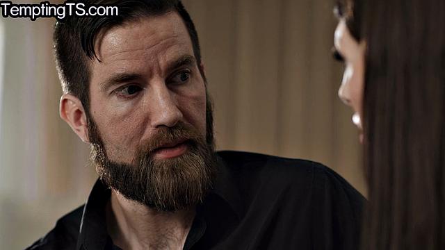 Lingerie babe gets barebacked by BF