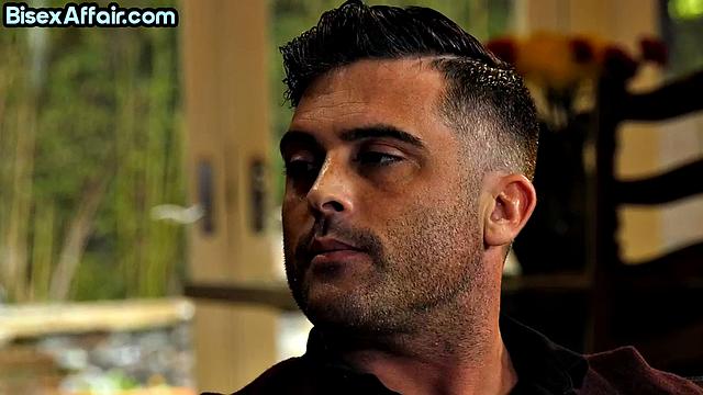 Bi unicorn sucking two fat dicks