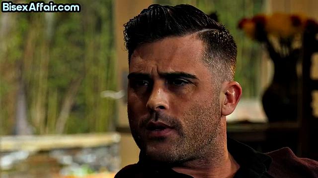 Bi unicorn sucking two fat dicks