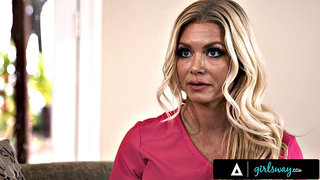 GIRLSWAY - Petite Gizelle Blanco Has Affair With Lovely Stepmom Serene Siren - PART 2