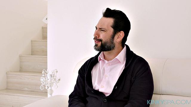 Paris White's stepdad checks up on her at work