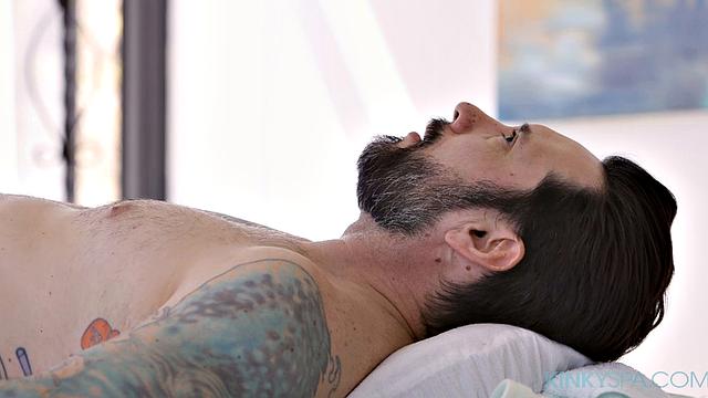 Paris White's stepdad checks up on her at work